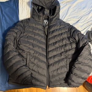 Womens Black Quilted Jacket